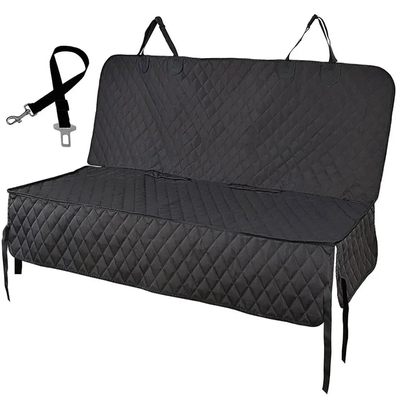 Dog Car Seat Cover Pet Travel Carrier Mattress Waterproof Dog Car Seat Protector Mat with Middle Seat Armrest for Dogs