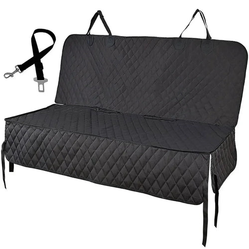 Dog Car Seat Cover Pet Travel Carrier Mattress Waterproof Dog Car Seat Protector Mat with Middle Seat Armrest for Dogs
